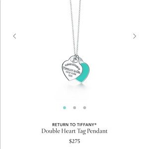 Tiffany Return to Tiffany Double Heart Necklace